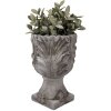 Clayre & Eef 6TE0566 Ghiveci de flori Stone Grey Antique Ø 16x24 cm