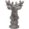 Clayre & Eef 6TE0568 Decorațiune căprioară piatră gri 17x14x26 cm