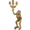 Clayre & Eef 5PR0145 Sfeșnic Monkey Culoare aurie 30x22x60 cm