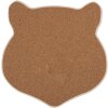 Clayre & Eef 6CE2065 Pan Mat Cat Ceramic Brown 20x20 cm Country House