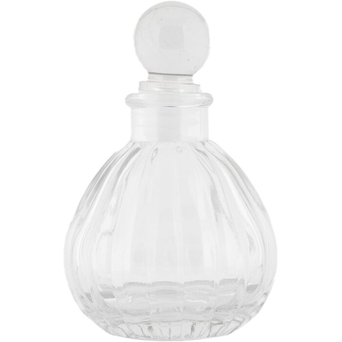 Clayre & Eef 6GL5038 Carafe Sticlă Ø 7x11 cm 100 ml Transparent