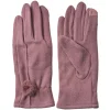 Juleeze JZGL0110PA Ladies Winter Gloves Purple Touchscreen Pompom 9x23 cm