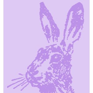 Artebene Papier-Servietten Hase flieder 33x33 cm 20...