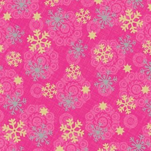 Papier-Servietten Eisstern-pink-gold