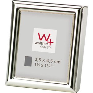 Walther Fotorahmen Minirahmen Chloe silber 3,5x4,5 cm