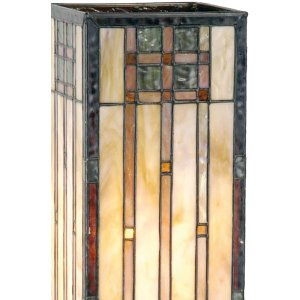 LumiLamp 5LL-9221 Tiffany Stehlampe Buntglas 18x45 cm