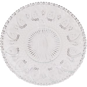 Clayre & Eef 6GL0226 Speiseteller Ø 22 cm Glas...