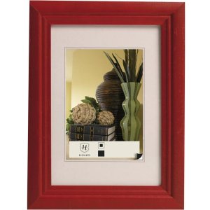 Henzo Holzrahmen Artos 40x50 cm Rot Flachprofil Hoch- und...