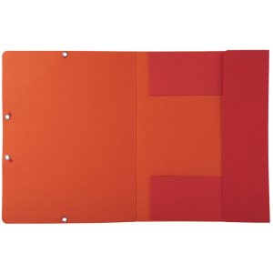 Sammelmappe mit 3 Klappen Forever A4 rot-orange