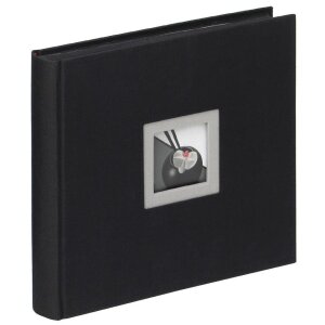 Walther Leinen Fotoalbum BLACK WHITE 26x25 cm 50 Seiten...