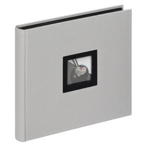 Walther Fotoalbum BLACK WHITE grau 26x25 cm 50 Seiten...