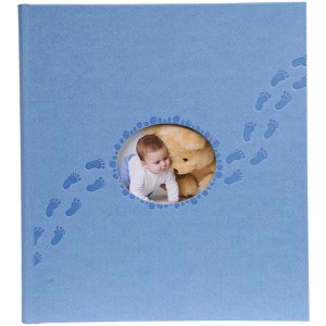 Exacompta Baby-Fotoalbum Piloo blau 29x32 cm 60...