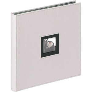 Walther Fotoalbum Leinen 30x30 Grau 50 schwarze Seiten...