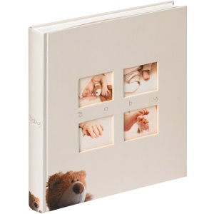 Walther Babyalbum Classic Bear 28x30,5 cm 60 weiße...