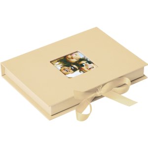 Walther Foto-Geschenkbox Fun creme 13x18 cm mit...