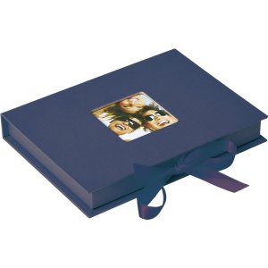 Walther Foto-Geschenkbox Fun blau 13x18 cm mit Schleife...