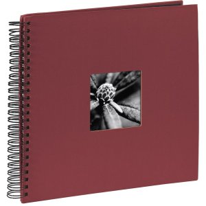 Hama Spiralalbum Fine Art bordeaux 36x32 cm 50 schwarze...