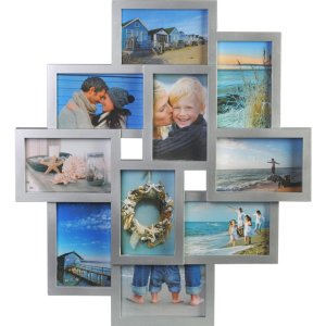 Henzo Galerierahmen Holiday 10 Fotos 10x15 cm grau (45x60...