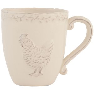 Clayre & Eef Kaffeebecher CHICKEN 13x9x10 cm - 225 ml