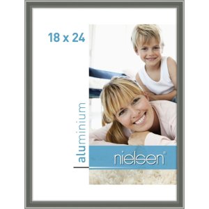 Nielsen Alurahmen Classic 18x24 cm contrastgrau