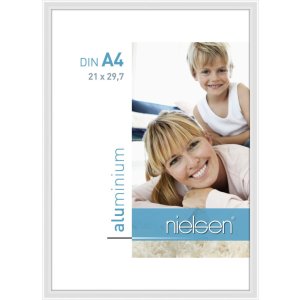 Nielsen Alurahmen Classic 21x29,7 cm weiß DIN A4...