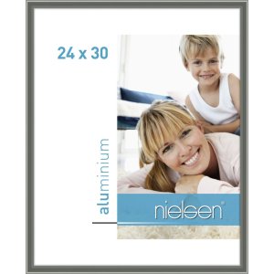 Nielsen Alurahmen Classic 24x30 cm Contrastgrau...