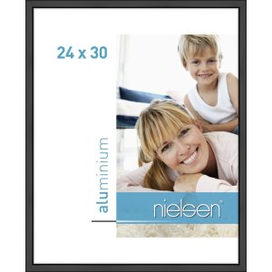 Nielsen Alurahmen Classic 24x30 cm schwarz matt