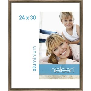 Nielsen Alurahmen Classic 24x30 cm struktur walnuss