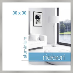 Nielsen Alurahmen Classic 30x30 cm silber matt mit...