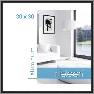 Nielsen Alurahmen Classic 30x30 cm eloxal schwarz