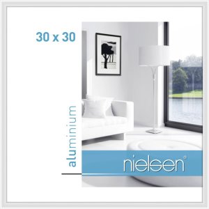 Nielsen Alurahmen Classic 30x30 cm weiß