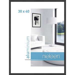 Nielsen Alurahmen Classic 30x40 cm schwarz matt