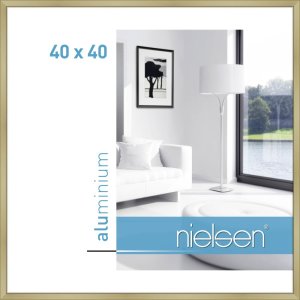 Nielsen Alurahmen Classic 40x40 cm gold matt