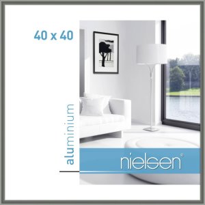 Nielsen Alurahmen Classic 40x40 cm contrastgrau