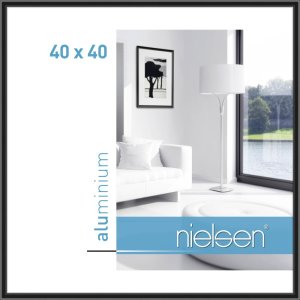 Nielsen Alurahmen Classic 40x40 cm eloxal schwarz