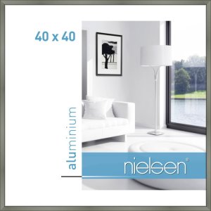 Nielsen Alurahmen Classic 40x40 cm platin