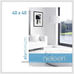 Nielsen Alurahmen Classic 40x40 cm weiß