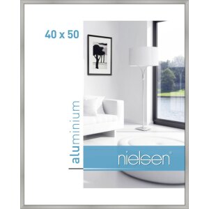 Nielsen Alurahmen Classic 40x50 cm Silber Matt Normalglas...