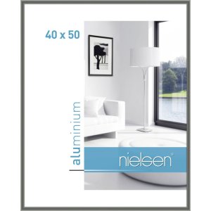 Nielsen Alurahmen Classic 40x50 cm contrastgrau