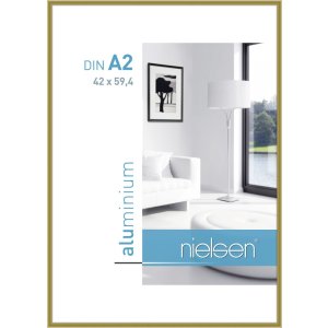 Nielsen Alurahmen Classic 42x59,4 cm gold DIN A2