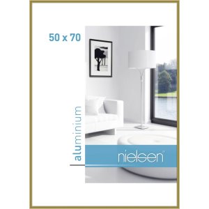 Nielsen Alurahmen Classic 50x70 cm Gold Normalglas Hoch-...