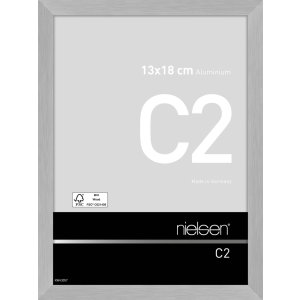 Nielsen Aluminium Wechselrahmen C2 13x18 cm silber matt...