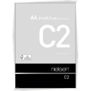 Nielsen Alurahmen C2 21x29,7 cm Weiß Glanz...