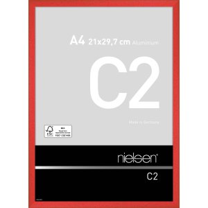 Nielsen Alurahmen C2 21x29,7 cm tornado rot