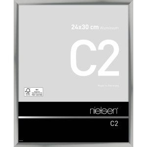 Nielsen Alurahmen C2 24x30 cm silber