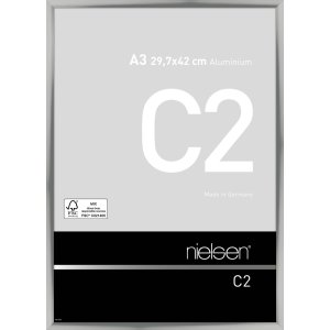 Nielsen C2 Alurahmen 29,7x42 cm Silber A3 Premium...