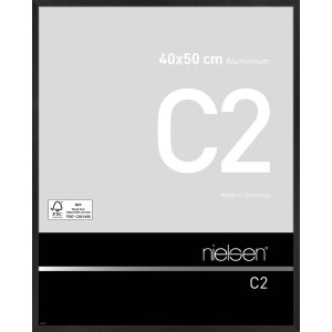 Nielsen Aluminium Wechselrahmen C2 40x50 cm schwarz matt...