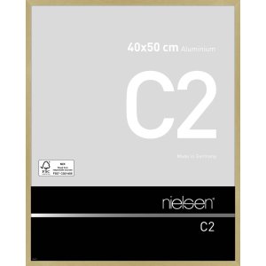 Nielsen Alurahmen C2 40x50 cm Gold Matt Struktur...