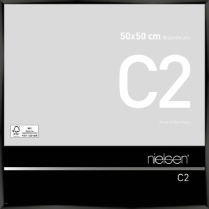 Nielsen Alurahmen C2 50x50 cm eloxal schwarz glanz