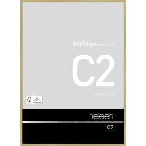 Nielsen Alurahmen C2 50x70 cm Struktur Gold Matt...